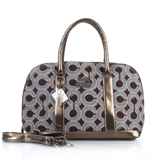 Coach Poppy Logo Style Medium Bronze Satchels EUN Coach Poppy Logo Style Medium Bronze Satchels EUN